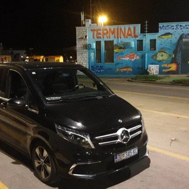 Mercedes V-Class available for private car rental with driver